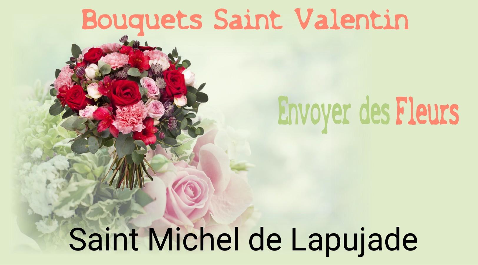 Roses de Saint-Valentin livrées à Saint-Michel-de-Lapujade